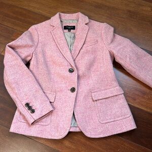 Talbots Pink Wool Blend Blazer Size 2P
